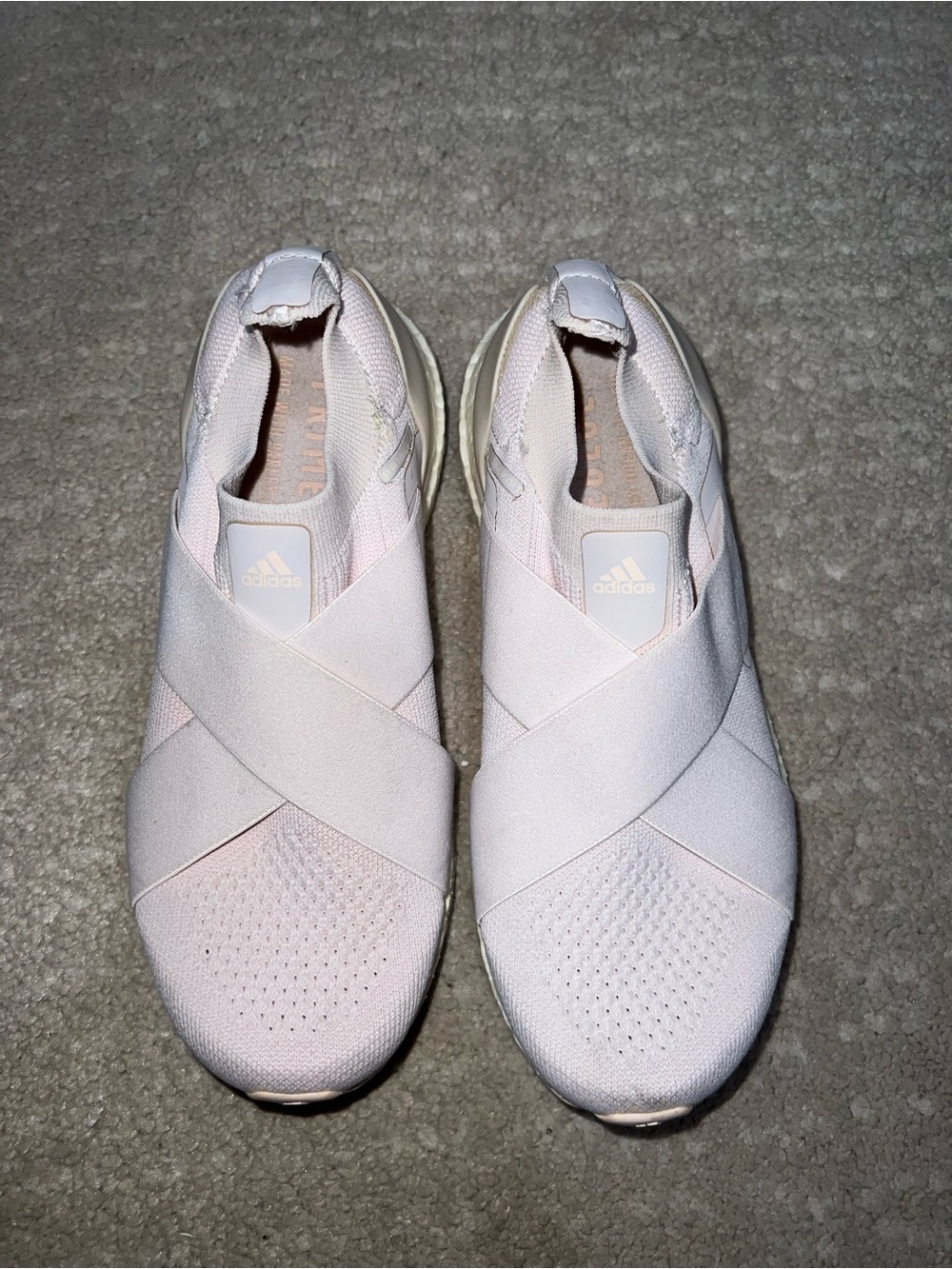 Adidas Ultraboost Slip-On Training Shoes - Light Pink